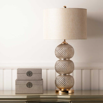 Lottie Clear Glass Table Lamp
